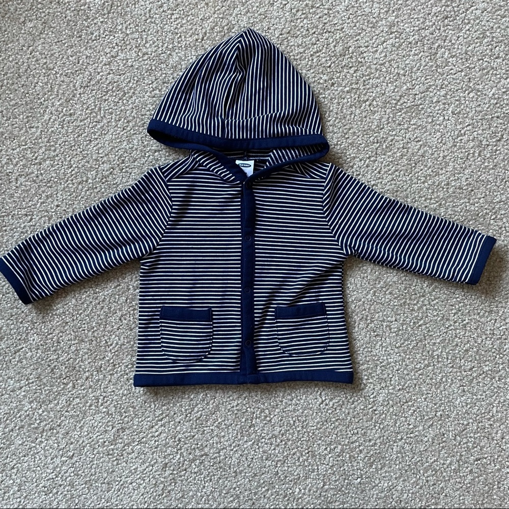 Old Navy Long Sleeve Lightweight Hoodie 3-6 Months